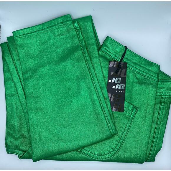 JC JQ Metallic Blue Disco Jeans – NWT – Size XL - Picture 11 of 11